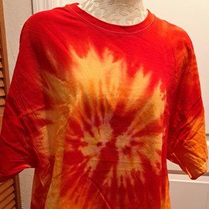 Color tone women's unisex tie dye t-shirt X large